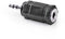 Nedis CAGP21930BK - Mini jack to jack adapter - 2,5mm naar 3,5mm - Zwart