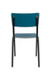 Zuiver Back To School Eetkamerstoel - Matte - Petrol - Set van 4