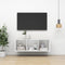 vidaXL - Tv-wandmeubel - 37x37x107 - cm - spaanplaat - wit