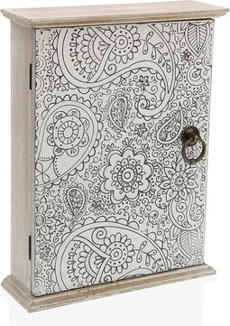 Decoratieve Doos Versa Akantha Hout (7,5 x 28 x 21 cm)