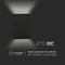 V-TAC VT-844-B-N - LED Wandlamp - CREE - IP65 Waterdicht - 4W - 400 lumen - 6400K - Zwart