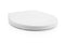 Home&Comfort D-vormige toiletbril - Softclose - Glanzend wit