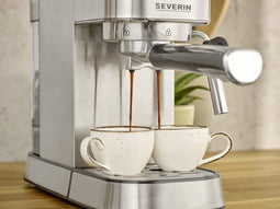 Severin KA 5995 - Espressoapparaat - Professionele barista-starterset - Stijlvol ontwerp
