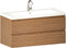 Mirlux Badmeubel Sena - Badkamermeubel - 2 Softclose lades - Warm Eiken