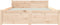 vidaXL - Bedframe - massief - hout - 135x190 - cm