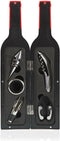 Set van Wijn Accessoires Versa Fles Plastic 7 x 7 x 32 cm