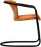 vidaXL - Eetkamerstoelen - 2 - st - echt - leer - bruin - tan