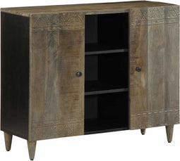 vidaXL - Dressoir - 90x33x75 - cm - massief - mangohout