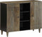 vidaXL - Dressoir - 90x33x75 - cm - massief - mangohout