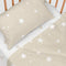 Set beddengoed HappyFriday Basic Kids Little star Beige Wieg voor baby's 2 Onderdelen