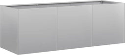 vidaXL - Plantenbak - 120x40x40 - cm - gegalvaniseerd - staal