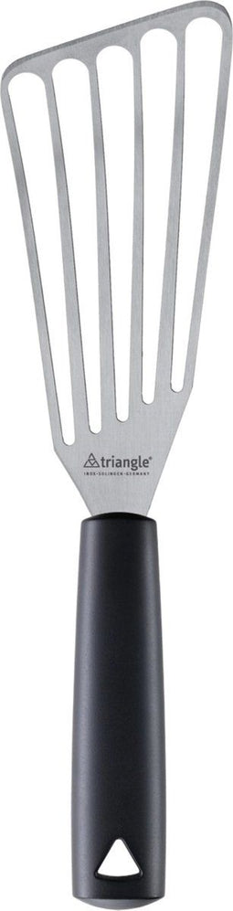 Triangle Palet met Gleuven, 16 cm Lemmet - RVS, Zwart, Voor Linkshandigen - Gemaakt in Solingen