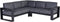 Garden Impressions Cube Loungebank Teak - Black