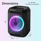 Philips TAX2208 - Bluetooth Party Speaker - Karaoke - Feestverlichting - DBB Bass Boost - Zwart