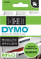 DYMO D1 - Labeltape - 19 mm x 7 m - Wit op Zwart (1 stuk)