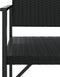 vidaXL - Tuinbank - 2-zits - poly - rattan - zwart