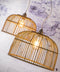 GOOD&MOJO Hanglamp Borneo - Bamboe - Ø52cm - 2L - Scandinavisch,Bohemian - Hanglampen Eetkamer, Slaapkamer, Woonkamer