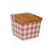 Zoutvaatje met deksel Versa VICHY Keramisch 8,8 x 8,5 x 8,8 cm