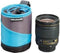Cullmann Lens Container Small - Cameratas - Bescherming voor compact objectief - Cyaan/ grijs