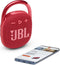 JBL Clip 4 - Draadloze speaker - IP67 waterdicht - Rood
