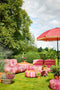 Mica Decorations Novia - Opblaasbare Poef - H37 x Ø80 cm - Paars
