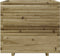 vidaXL - Plantenbak - 80x80x72 - cm - geïmpregneerd - grenenhout