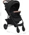 vidaXL - Kinderwagen - 2-in-1 - staal - antracietkleurig