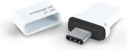Integral Fusion - Dual USB-C & USB-A - 64GB - Wit
