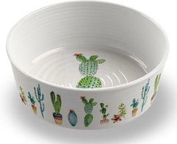 Tarhong voerbak hond cactus print 1 melamine - Default Title