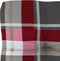 vidaXL - Palletkussen - 50x50x12 - cm - stof - ruitpatroon - rood