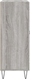 vidaXL - Dressoir - 69,5x34x90 - cm - bewerkt - hout - grijs - sonoma - eikenkleurig