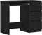 vidaXL - Bureau - 90x45x76 - cm - spaanplaat - zwart - eikenkleurig