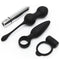 Fifty Shades Pleasure Overload 10 Days of Play Couple's Kit - Zwart/ Zilver
