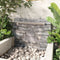 vidaXL - Zwembadwaterval - rechthoekig - 110 - cm - roestvrij - staal