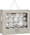House of Seasons Kerstballen Set - 42 Stuks - Ø5-7 cm - Glas - Wit (42 stuks)