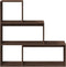 vidaXL - Kamerscherm - / - boekenkast - 3-laags - 123x29x123 - cm - hout - bruin - eiken