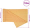 vidaXL - Privacynet - 75 - g/m² - 1x10 - m - HDPE - zandkleurig