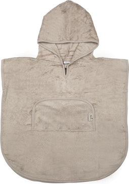 Timboo Poncho met V-hals - 2-4 jaar - Feather Grey