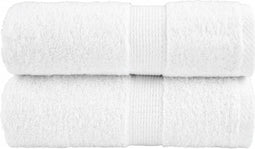 vidaXL - Gastendoekjes - SOLUND - 2 - st - 600 - g/m² - 30x30 - cmtoen - wit