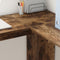 vidaXL - Hoekbureau - met - Opslag - in - Gerookt - Eiken - 140x113,5x75cm