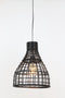 Light & Living Hanglamp Puerto - Rotan Zwart - Ø34cm