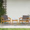 vidaXL - Tuinstoelen - 2 - stuks - 59,5x70,5x72,5 - cm - Massief - Acaciahout