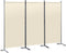 Angel Living Kamerscherm - Opvouwbaar - 3 Panelen - 243 x 170 cm - Beige