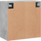 vidaXL - Wandkast - 60x31x60 - cm - bewerkt - hout - betongrijs