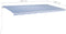 vidaXL - Luifel - automatisch - met - LED - en - windsensor - 6x3 - m - blauw - en - wit