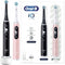 Braun Oral-B iO 3 - Elektrische tandenborstel - AI-technologie en interactief display - Zwart en Roze (2 stuks)
