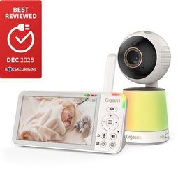 Gigaset Baby 500 - babyfoon met camera - HD-video 720p - 5 inch scherm - nachtzicht