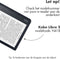 imoshion E-reader Hoesje - Geschikt voor Kobo Libra 2 - Design Slim Hard Case Sleepcover Bookcase met stand - Blossom Watercolor Black