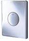 GROHE Skate - Bedieningspaneel Closet/Urinoir - Pneumatisch - Wit