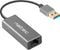 Natec Cricket - Adapter USB naar Ethernet - USB 3.0 - Zwart